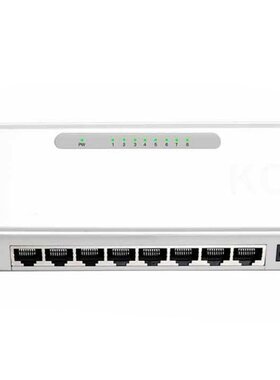 8 Port Gigabit Switch VLAN 1000M Desktops Ethernet Network S