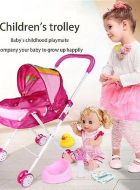 Babys Doll Stroller Set Doll Playsets Simulation Baby Dolls