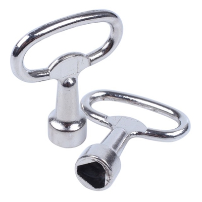 Key slot for bolt Triple-cornered Triangular metal panel 8 m