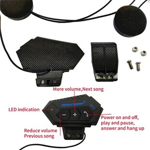 Motorcycle Bluetooth 4.2 Helmet intercom Wireless hands-free