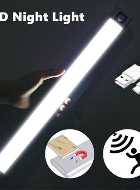 Rechargeable Motion Sensor Night Light Wireless USB