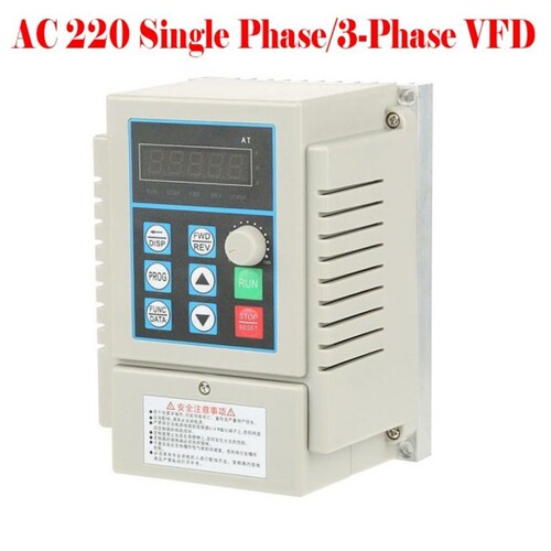Universal Variable Frequency Drive AC 220 Single Phase/3-Pha
