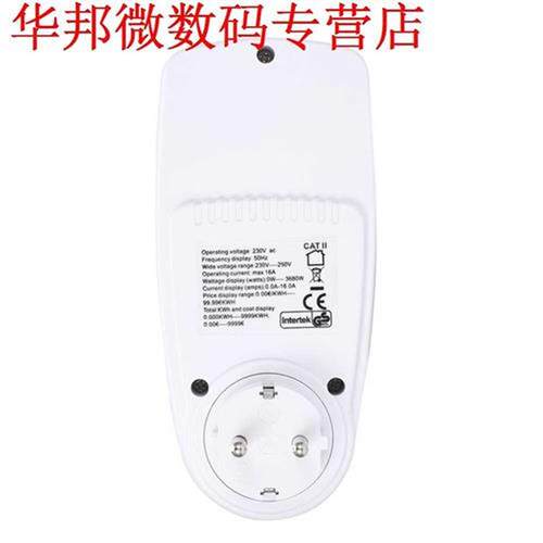 EU Volt Voltage Wattmeter Power Analyzer Power Energy Meter