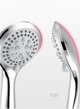 5 Modes Silicone Nozzle Shower Head HandHold Rainfall Jet Sp