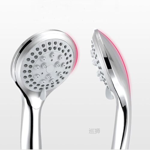 5 Modes Silicone Nozzle Shower Head HandHold Rainfall Jet Sp