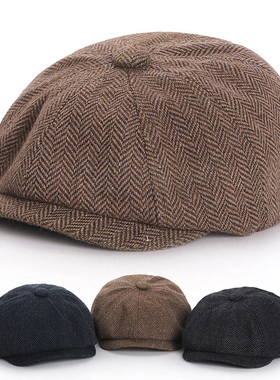 Winter Kids Hat For Girl And Boy Children Beret Caps Octagon