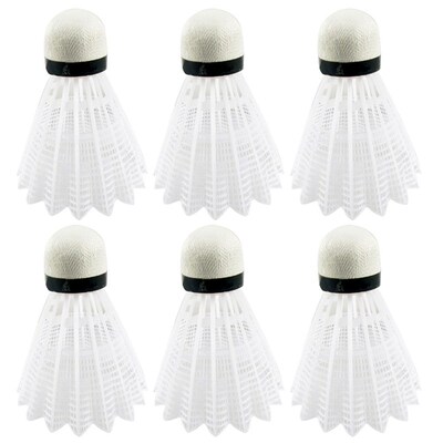 12 pcs Nylon Badminton Shuttlecocks Plastic Badminton Birdie