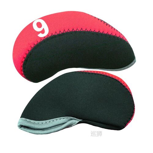 10Pcs/Set Waterproof Golf Club Iron Head Covers Putter Set P