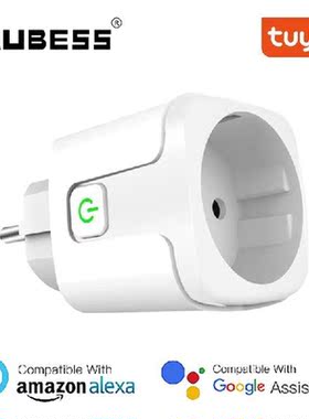 Aubess Tuya Wifi Smart Socket 20A EU Wireless Remote Socket