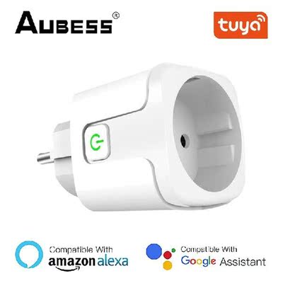 Aubess Tuya Wifi Smart Socket 20A EU Wireless Remote Socket