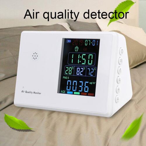 New Digital co2 meter HCHO PM2.5 monitor Hygrothermograph Al