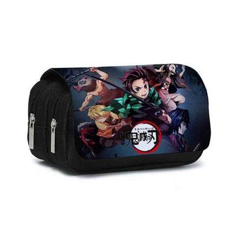 1Pcs Anime Demon Slayer Kimetsu No Yaiba Pencil Case Zipper
