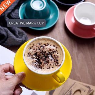 220ml High-grade Ceramic Coffee Cups Coffee Cup Set Simple E