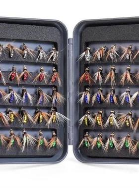 Bionic Lure Hooks 50 Pcs Fly Bait High Carbon Steel Barbed