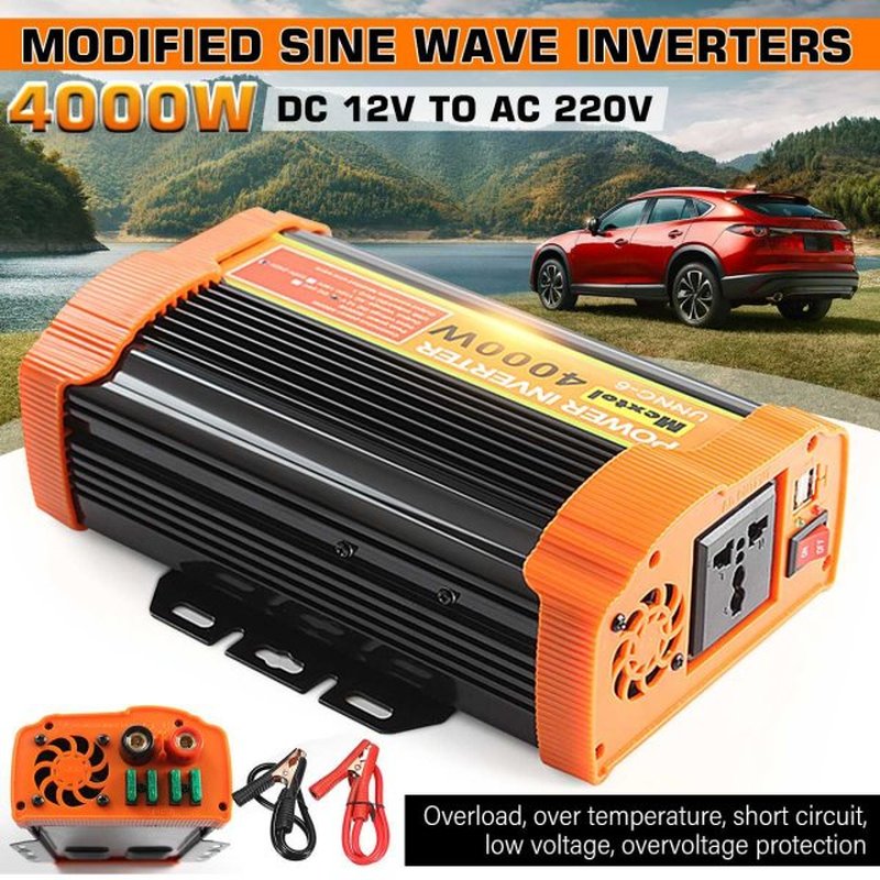 UNNC-6 4000W Modified Sine Wave Inverter DC12V To AC 220V-24