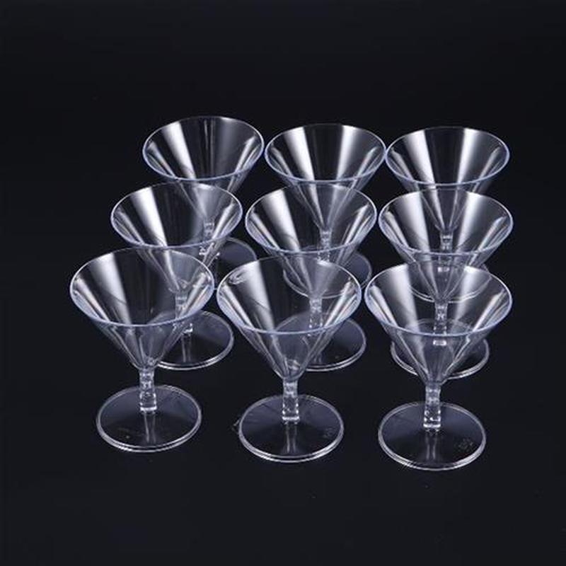 24pcs 60ML Red Glasses Plastic Cocktail Glass Whiskey图片
