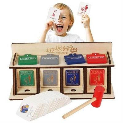 Garbage Bin Toys Smooth Recycling Games For Preschool Waste