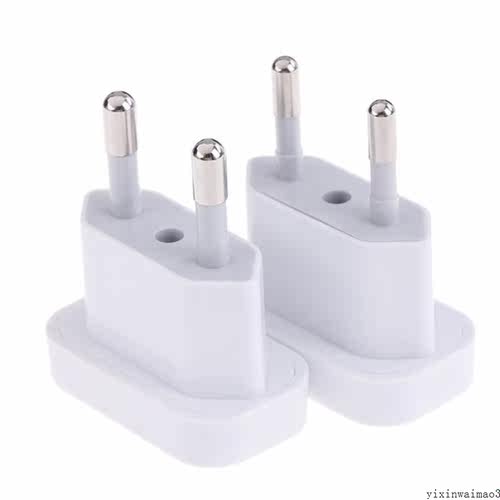 4.0/4.8mm Power plug converter travel adapter US to EU Europ