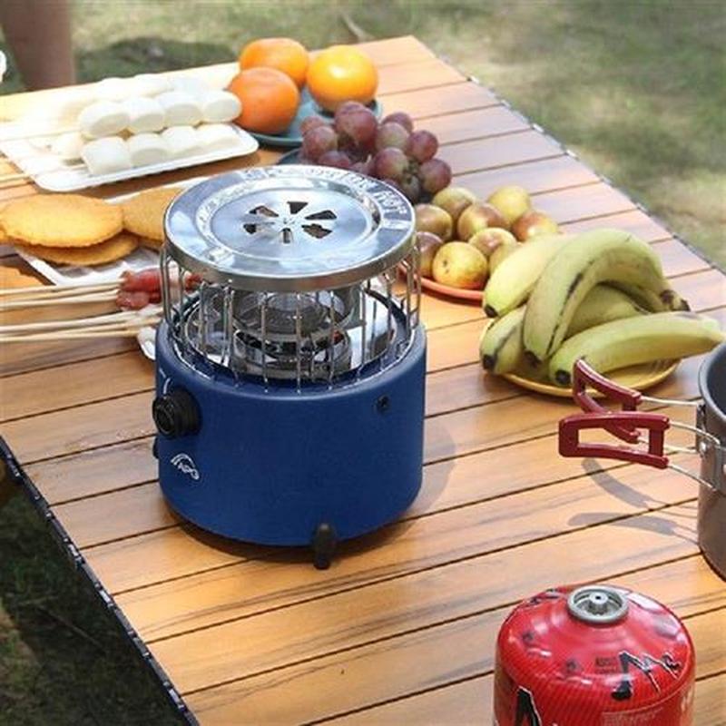 2 in 1 Gas Heater Stove Heat Resistant Mini Camping Stove
