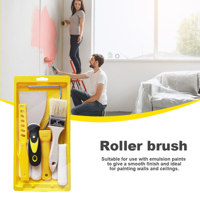 9set With Tray Handle Putty  Brush Head Indoors Painting