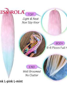 Miss Rola Synthetic Wholesale Bulk 5 Pieces 24 Inch 100g Sre