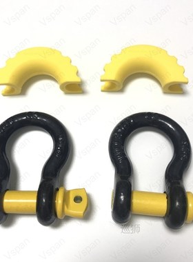 Heavy Duty Recovery D Shackle Shackle Isolator for Jeep ATV