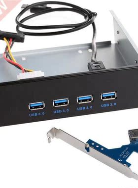4 Ports USB 3.0 Front Panel Splitters HUB USB 3.0 PCI Expres