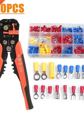 00Pcs Insulated Cable Connector Electrical Wire Crimp Spade