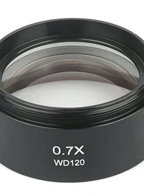 2Pcs Wd120 0.7X Trinocular Stereo Microscope Auxiliary Objec