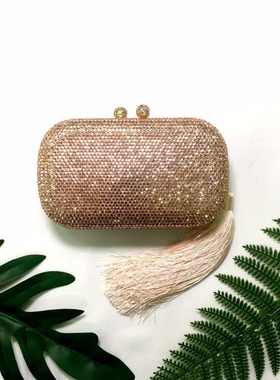 High Quality Rhinestone Evening Bag Luxury Diamond Full of D