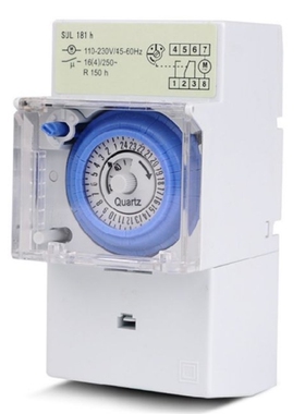 SUL181H Mechanical Timer Switch 220V 16A 24H 8 Settings Manu
