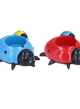 Animal Succulent Plant Container Ladybugs Flower Pot