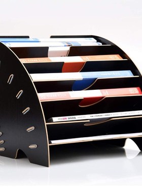 Files Rack Bookshelf Desktop Storage Box A4 File Holder Sect