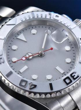 Yacht Aseptic Gray Surface Mens Automatic Mechanical Watch