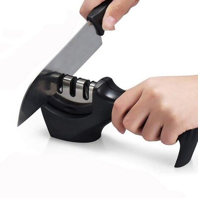 1 pc Three-stage professional sharpener kitchen whetstone tu