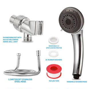 Pressure Degree Functions Shower 1Set Rotary 360 Head High