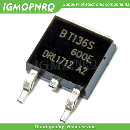 10pcs BT136S-600E TO252 BT136 600E TO-252 BT136S-600 BTS136S