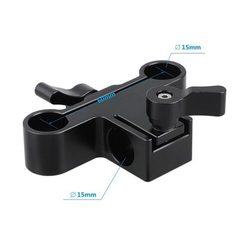 HDRIG 15mm Single Dual Railblock Rod Clamp Combination Perp