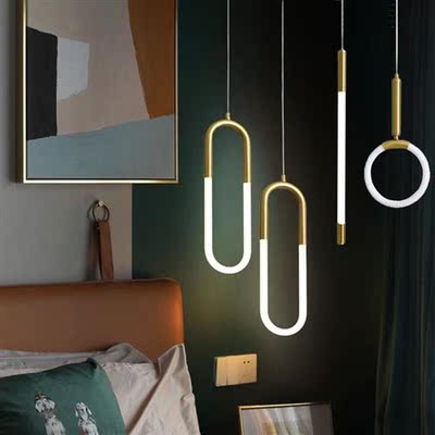 Nordic Simple Bar Pendant light Postmodern Hanging lamp Rest