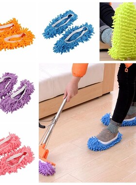 Mop Slippers House Cleaning Dust Removal Lazy Floor Wall Dus