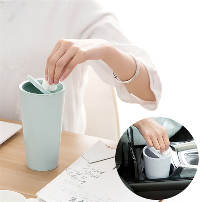 1pcs Mini Trash Can Desktop Rubbish Bucket Office Table