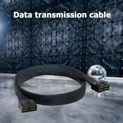 SAS SFF-8643 to SFF-8643 SFF-8654 8i Host Server 12Gbps Data