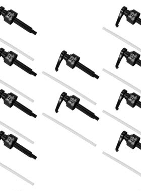 10X Coffee 1 Liter Dispenser Syrup Pump Black Liquid Dispens