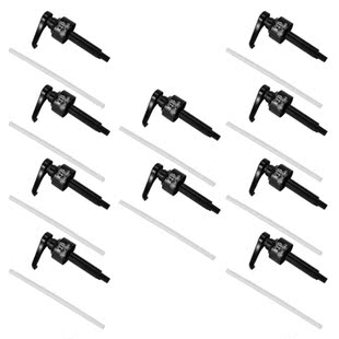 10X Coffee 1 Liter Dispenser Syrup Pump Black Liquid Dispens