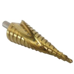 3PC handle Step Dril 32mmTriangular HSS Titanium