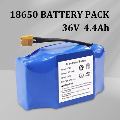 18650 battery pack 36V for self balance hoverboard electric