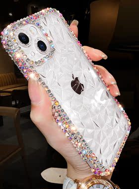 Luxury Glitter Bling Diamond Transparent Soft Phone Case For