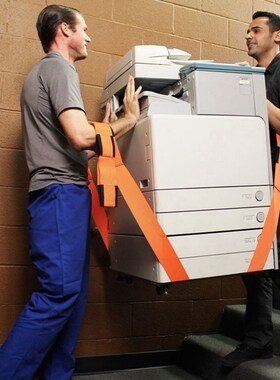 Orange Moving Rope Straps Forearm Forklift Lifting and Movin