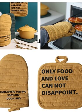 Heat Resistant Oven Gloves Placemat Oven Mitt Microwave Baki