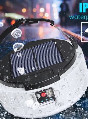 Camping Lantern Portable Light Solar Camping Lamp Tent Lante